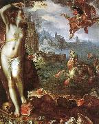 Joachim Wtewael Perseus and Andromeda oil painting artist